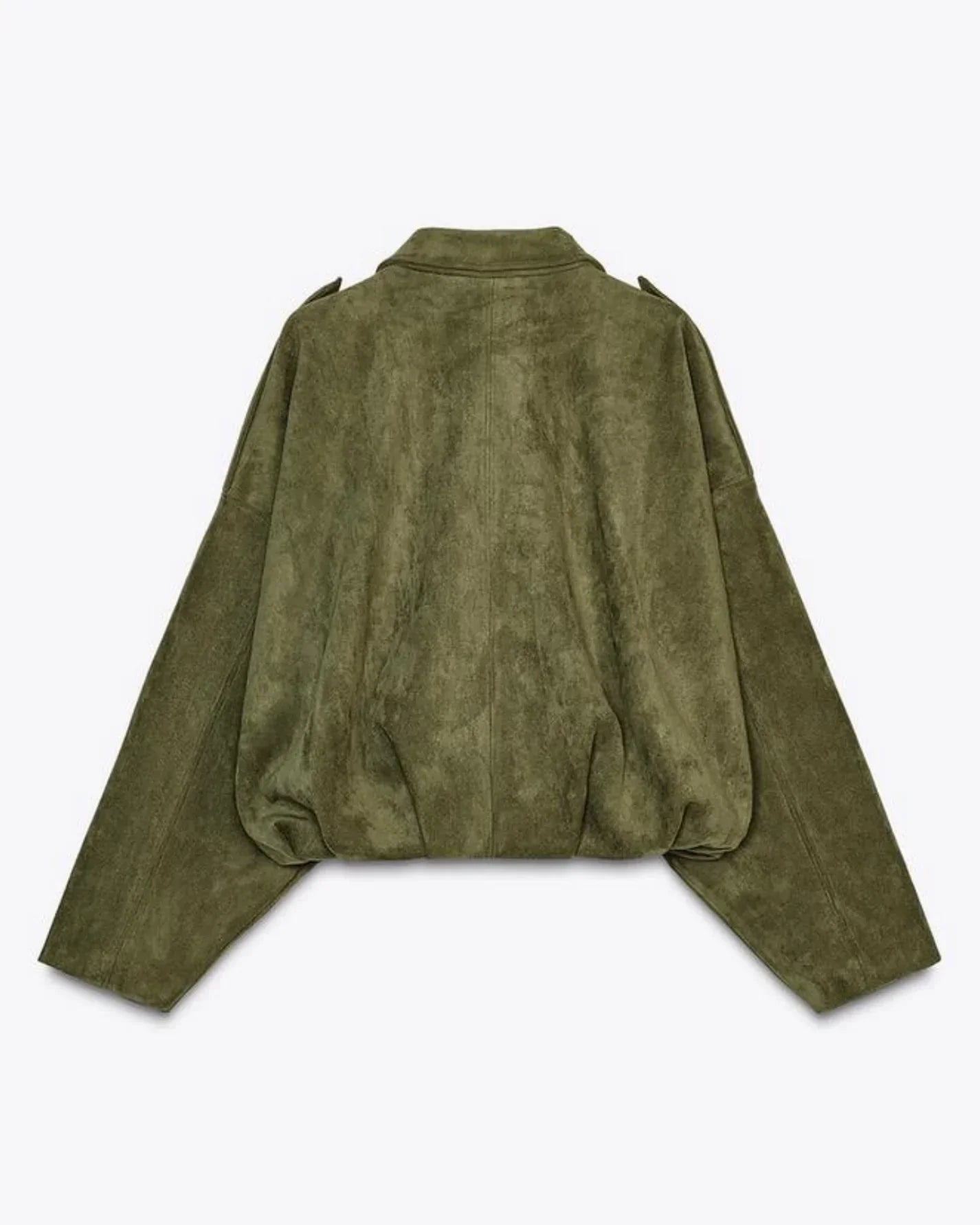 Anneliese | Suede Bomber Jacket