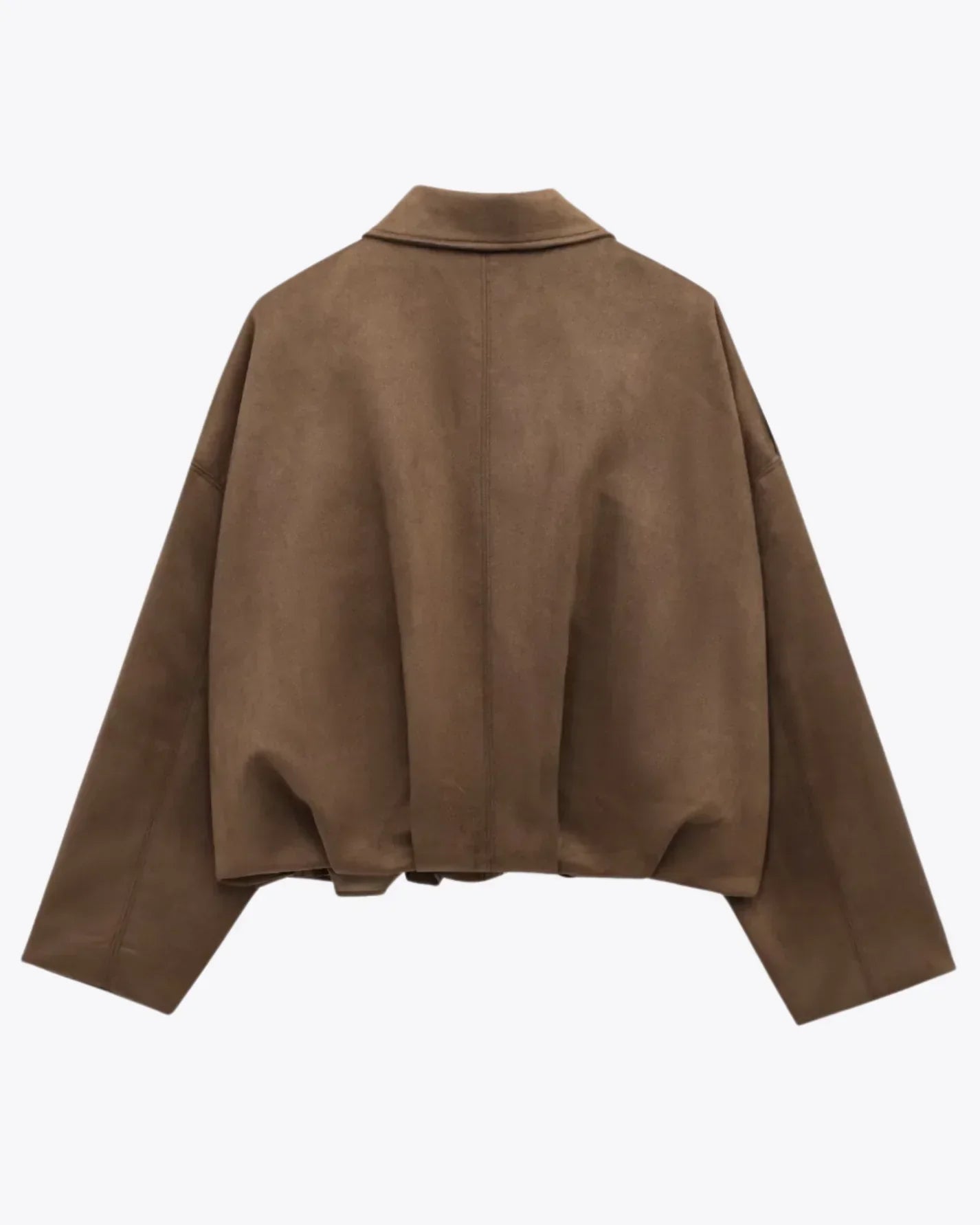 Anneliese | Suede Bomber Jacket