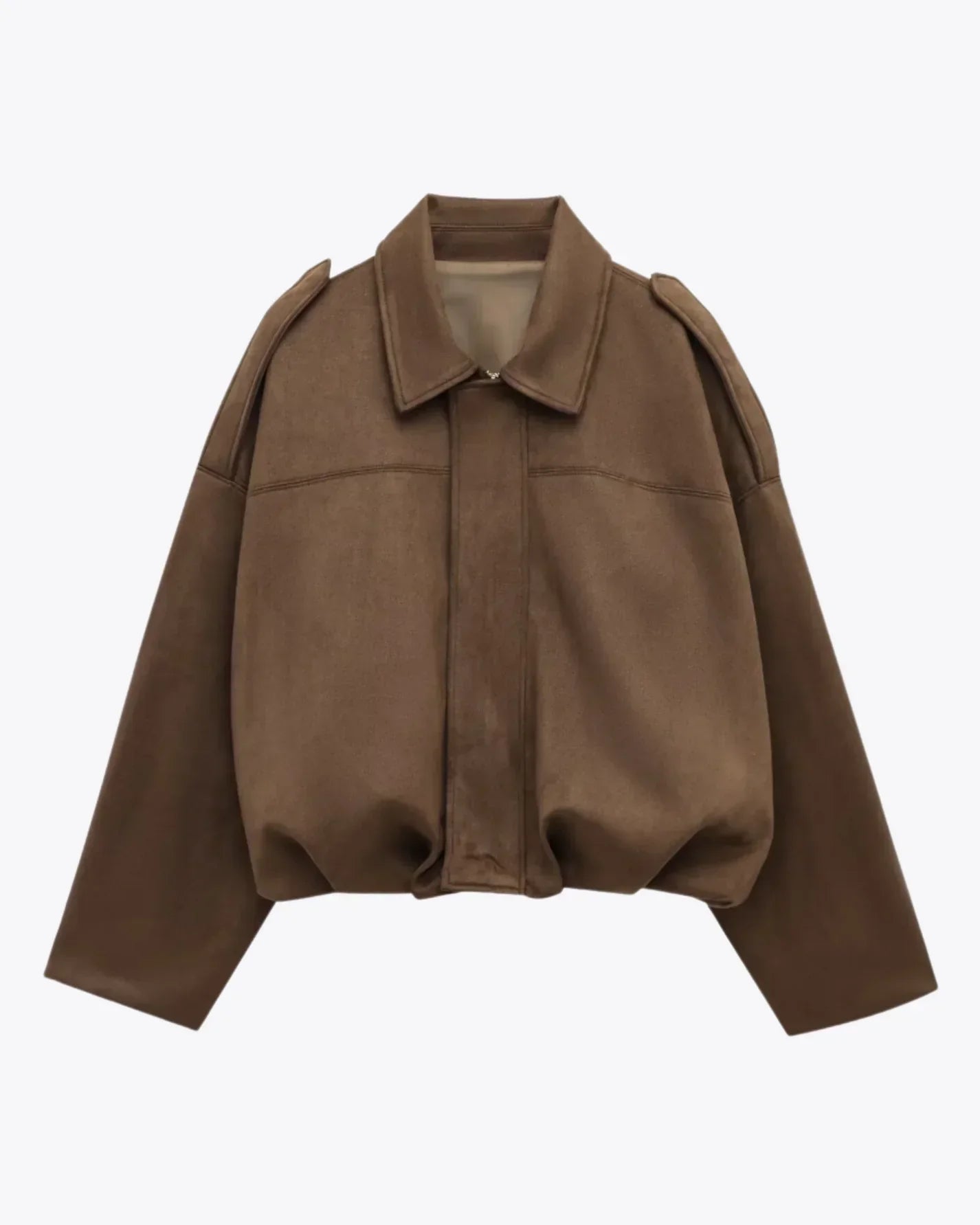 Anneliese | Suede Bomber Jacket