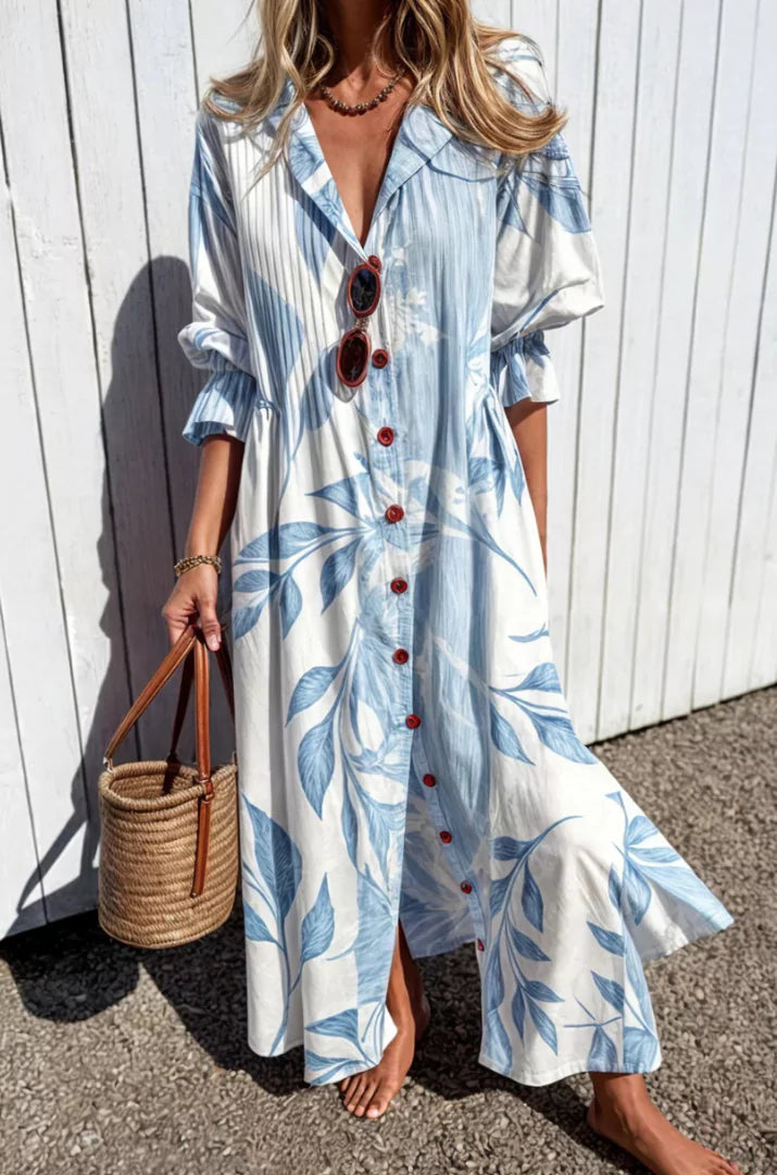 Jacqueline | Robe de printemps respirante