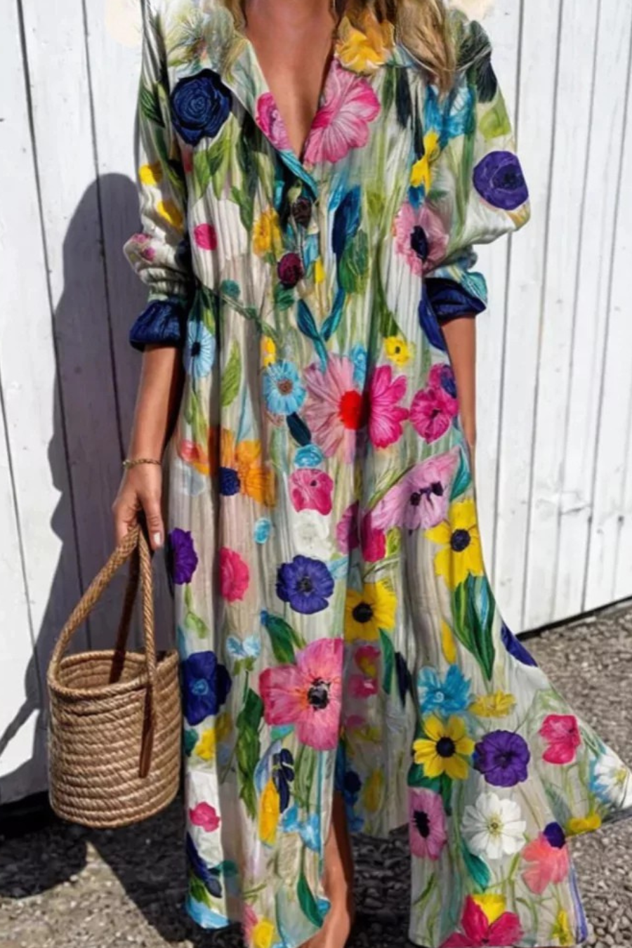 Jacqueline | Robe de printemps respirante