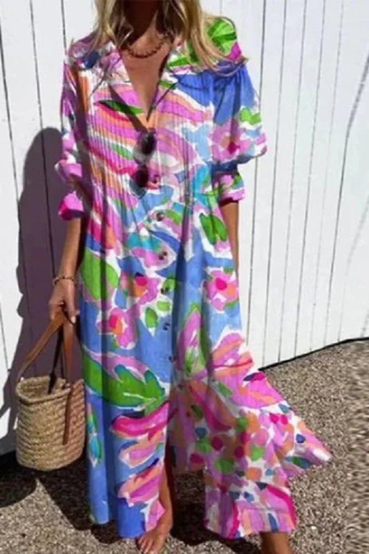 Jacqueline | Robe de printemps respirante