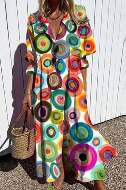 Jacqueline | Robe de printemps respirante